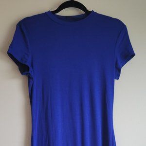 Shein Blue Jersey Soft Feel Full Length Dress L